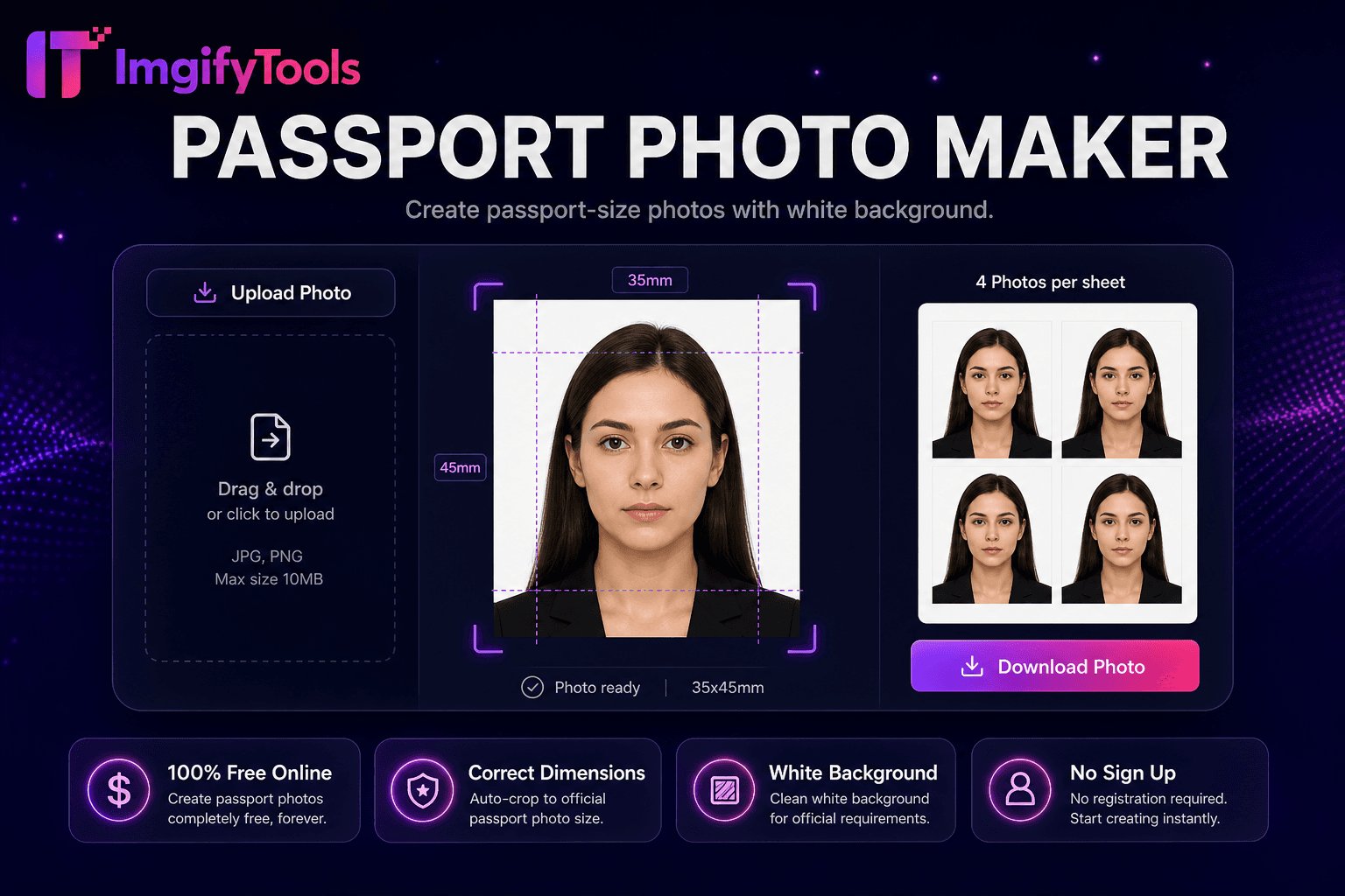 Passport Photo Maker preview