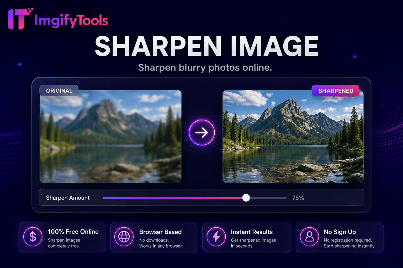Sharpen Image preview