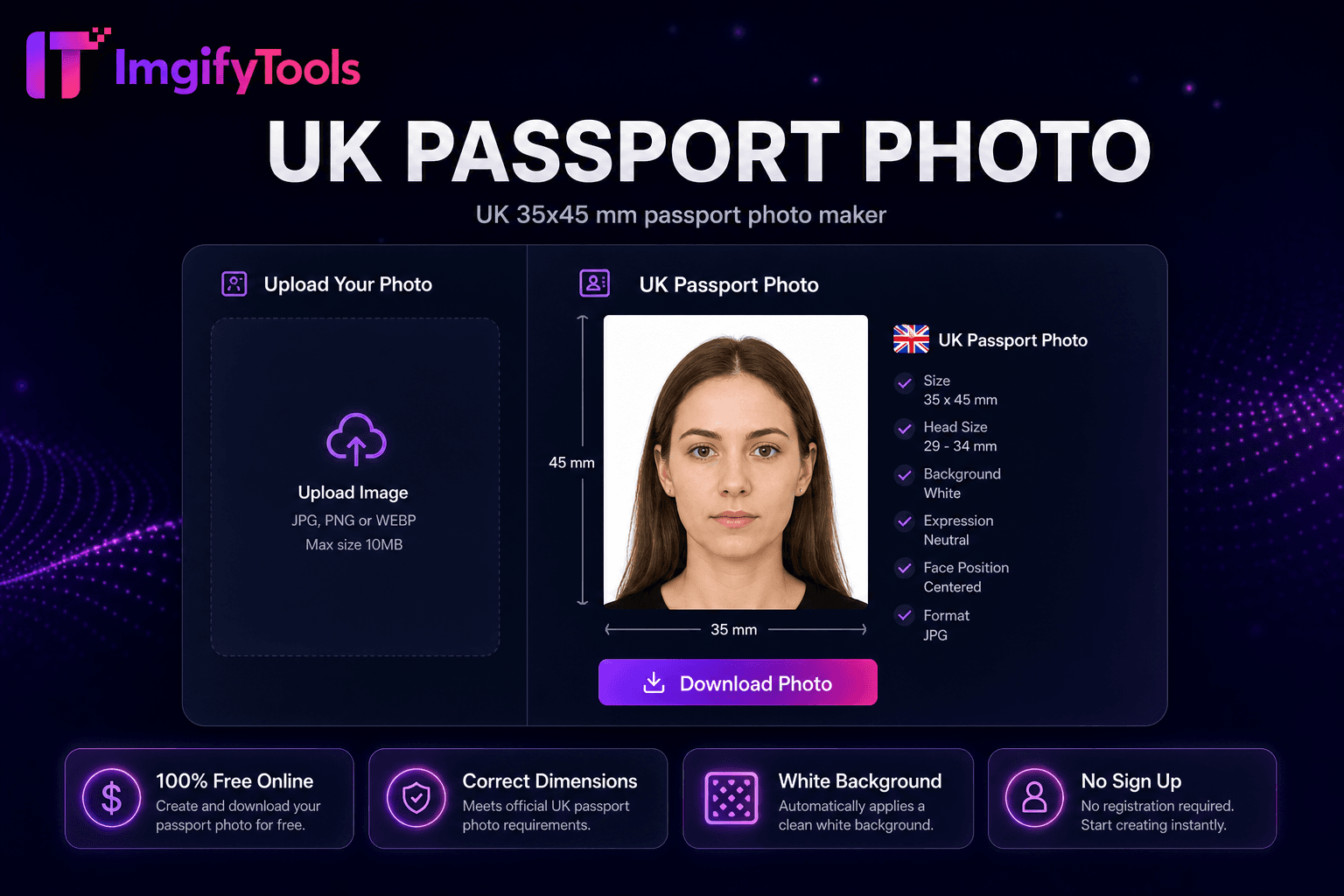 UK Passport Photo preview