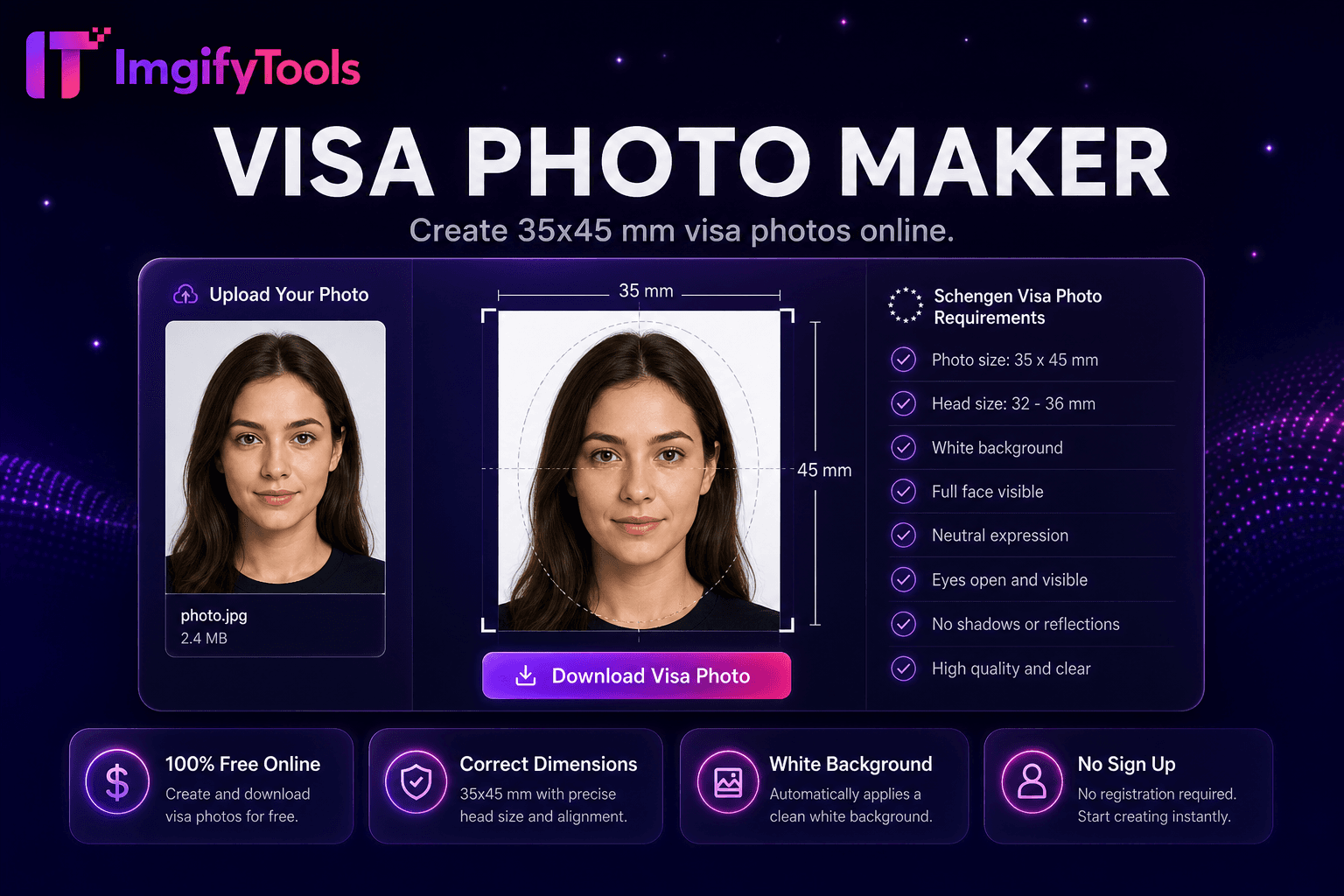 Visa Photo Maker preview