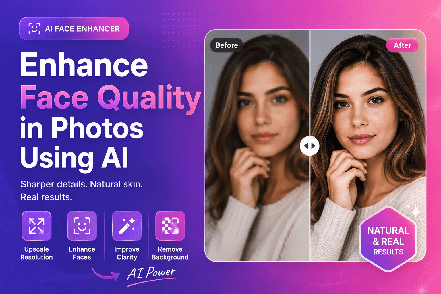 Enhance Face Quality in Photos Using AI