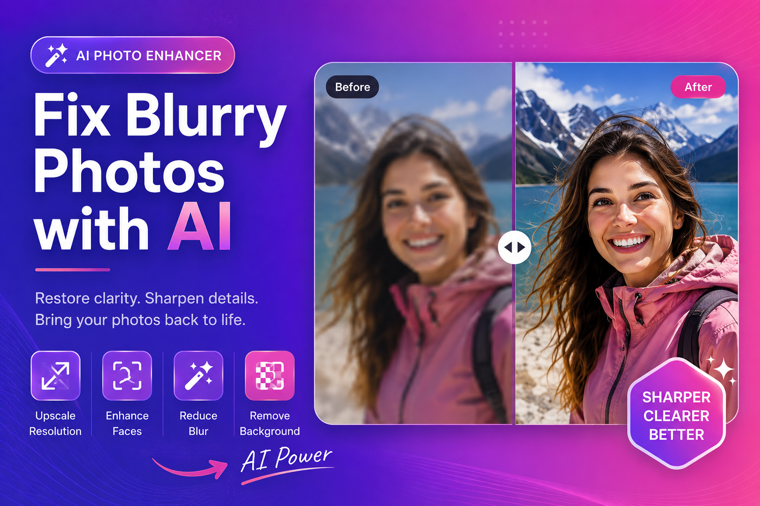 AI দিয়ে ঝাপসা ফটো ঠিক করুন (ধাপে ধাপে)