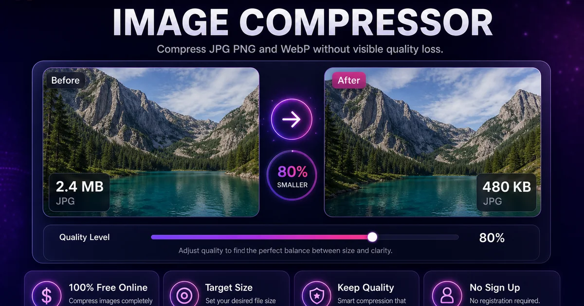 Image Compressor – Free Online Tool
